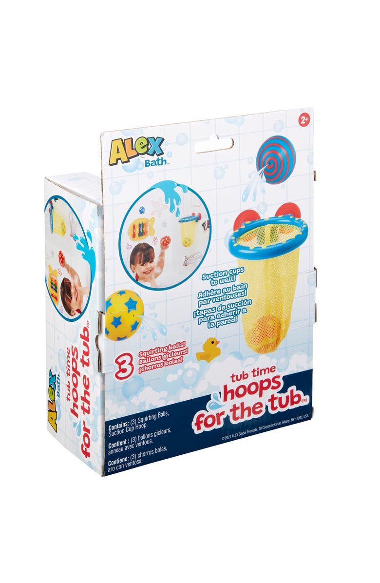 ALEX Bath Time Basketball Hoop with Accessories, Kids & Toddlers Ages 2+, Alternate, color, Multicolored