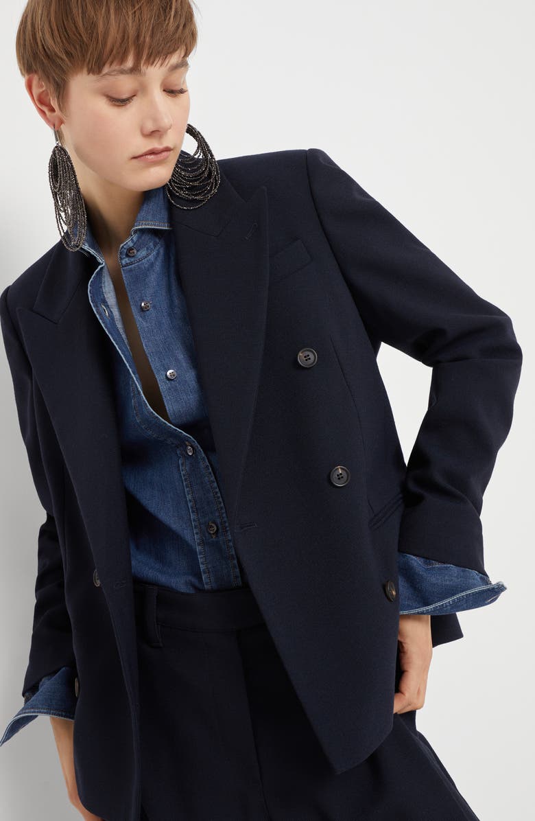 Brunello Cucinelli Panama blazer, Alternate, color, 