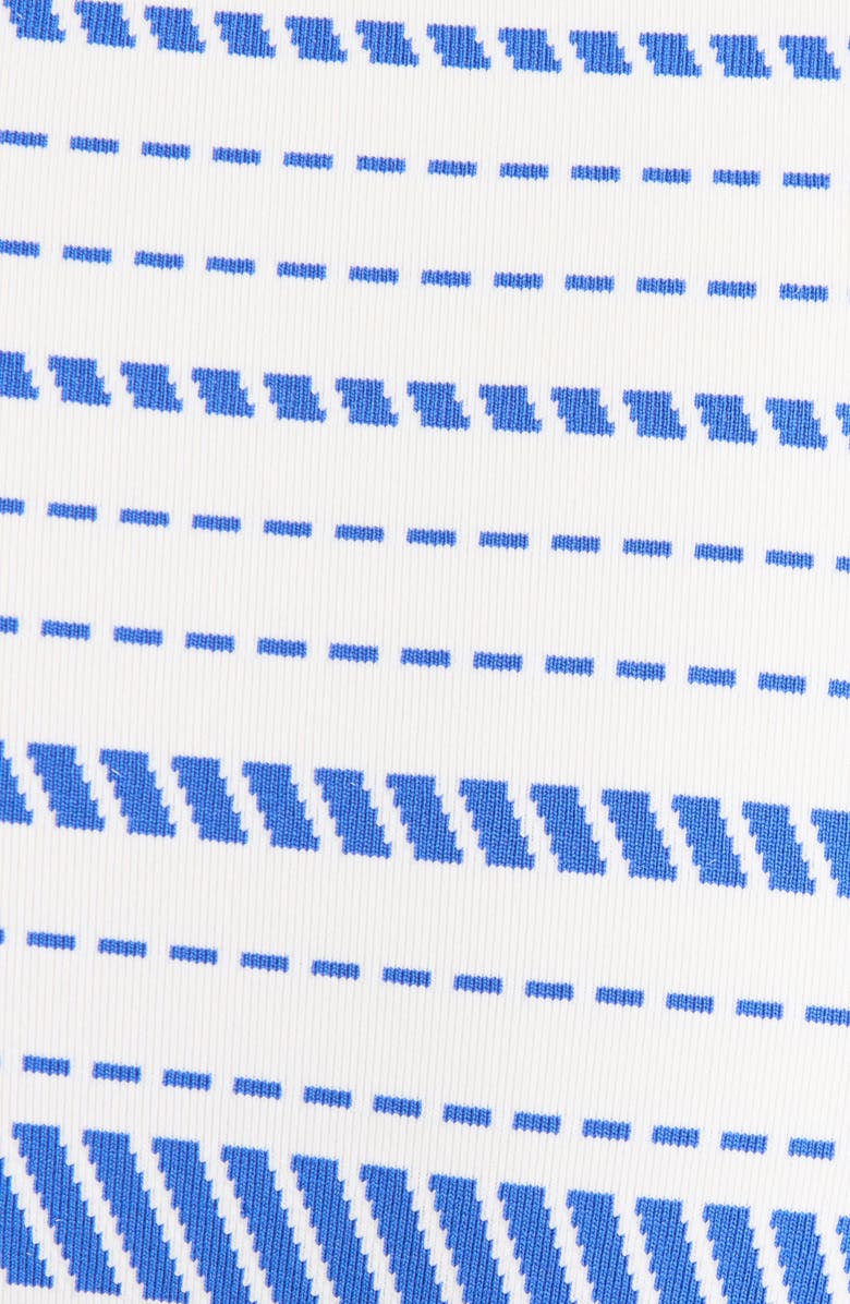 lemlem Elsi High Waist Bikini Bottoms, Alternate, color, Tiki Azure