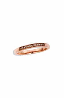 SAVVY CIE JEWELS Diamond Stackable Band Ring
