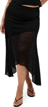 City Chic Brie Lace Maxi Skirt