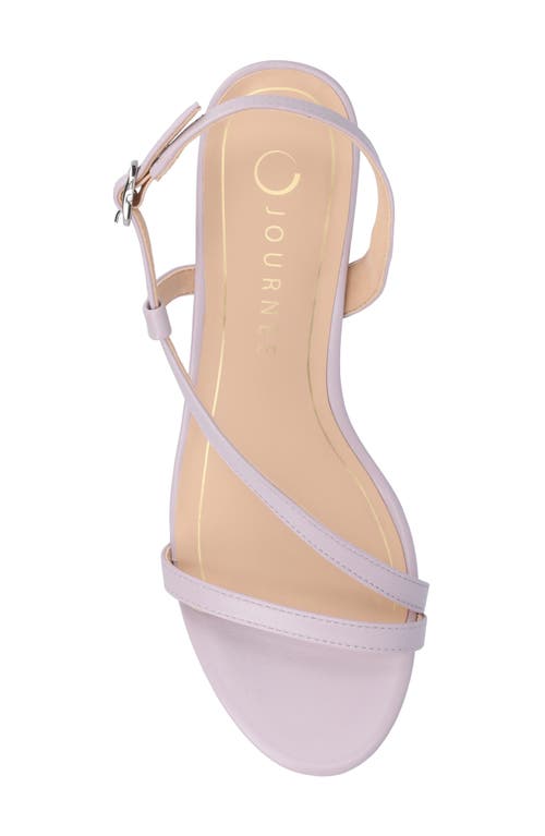 Shop Journee Collection Jemry Kitten Heel Sandal In Lilac