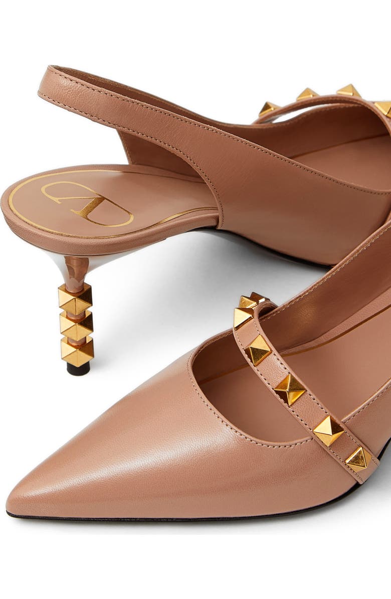 Valentino Garavani Rockstud Slingback Pump, Alternate, color,