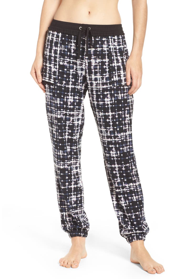 Jogger Pants, Main, color, BLACK PLAID