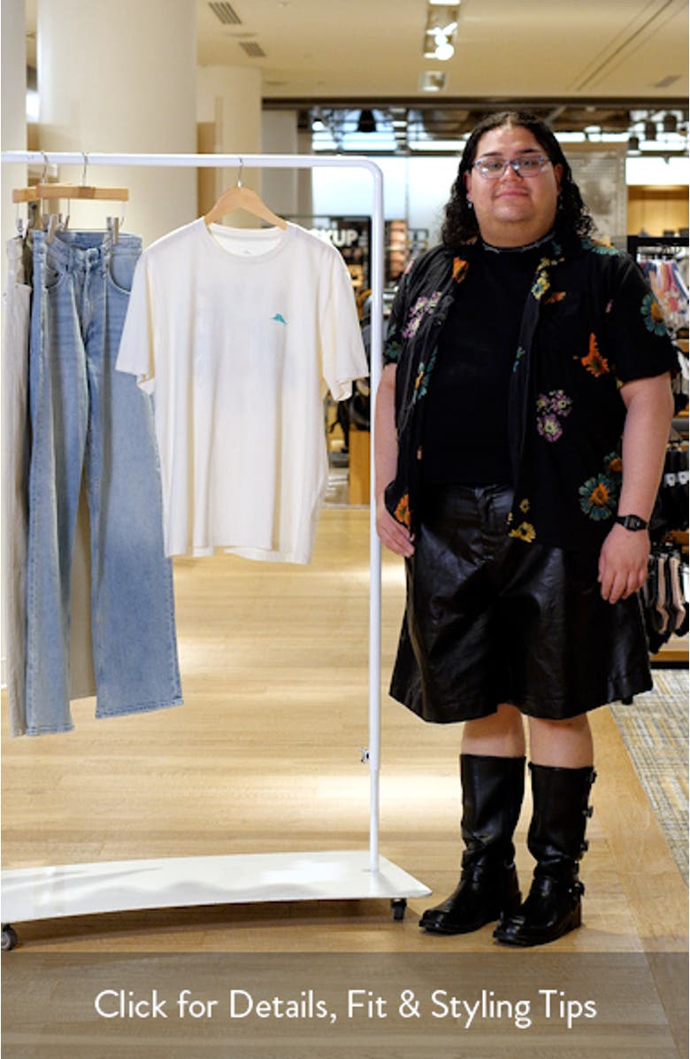 Positano Palms Graphic T-Shirt, sales video thumbnail