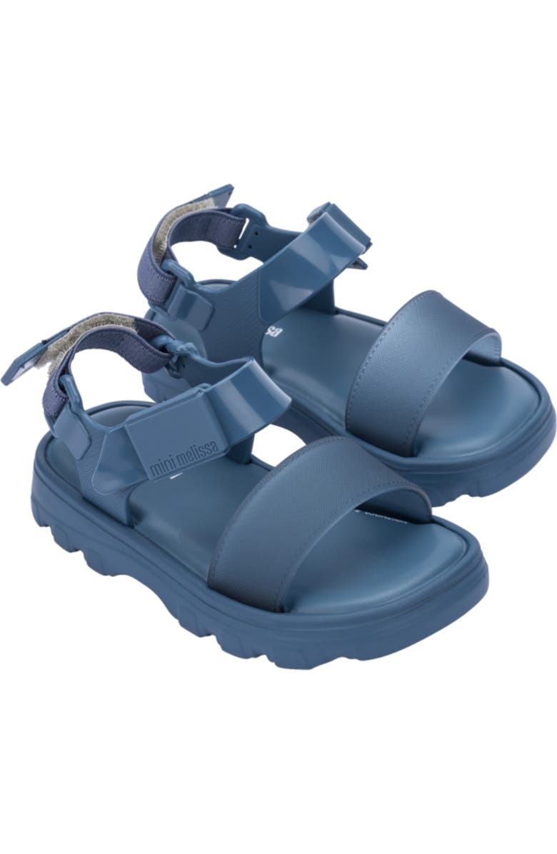 Mini Melissa Kids' Kick Off Platform Sandal, Main, color, Blue/ Blue