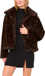 Ted Baker Crop Faux Fur Coat