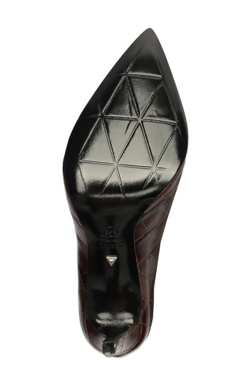 Schutz Maryana Pointed Toe Boot In Brown