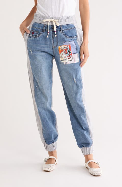 Mickey Mouse Mixed Media Sweatpants