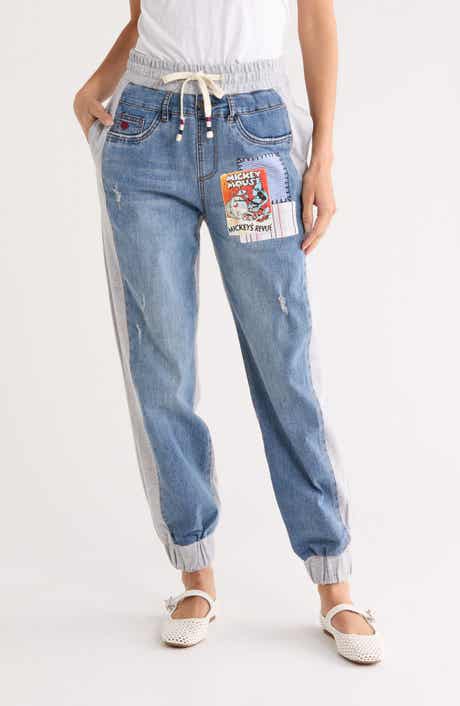 Desigual Mickey Mouse Mixed Media Sweatpants