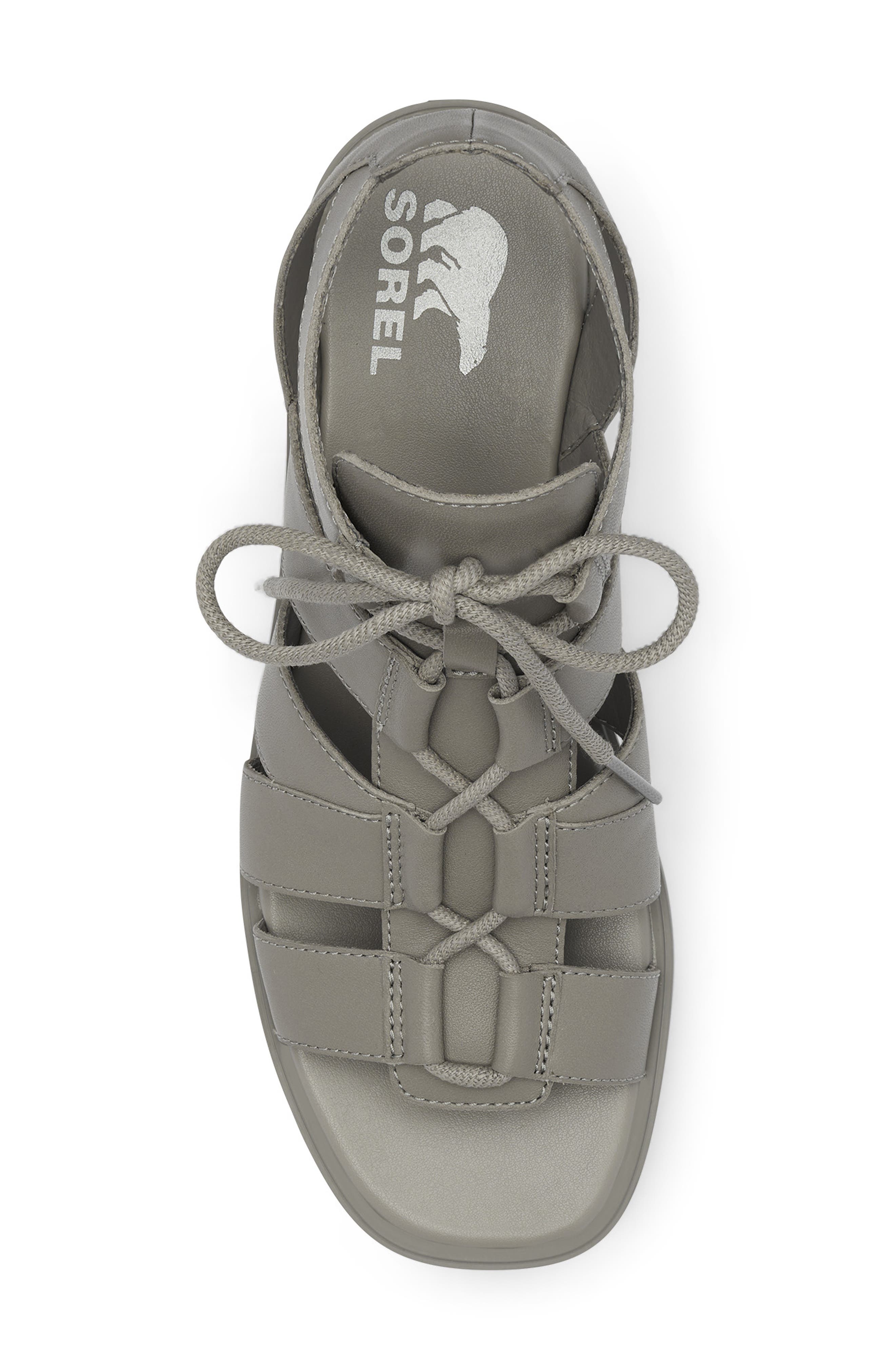 SOREL Joanie III Lace-Up Wedge Sandal, Alternate, color, 