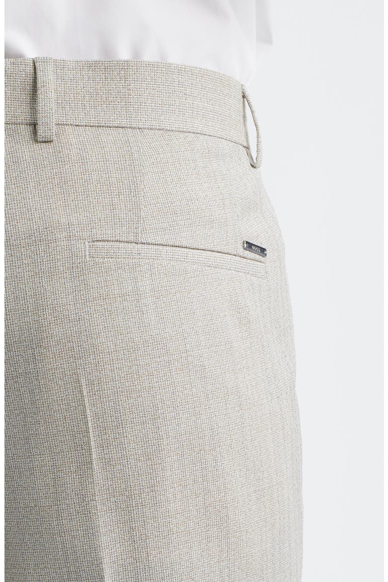 Genius Slim Fit Flat Front Dress Pants, Alternate, color, WHITE