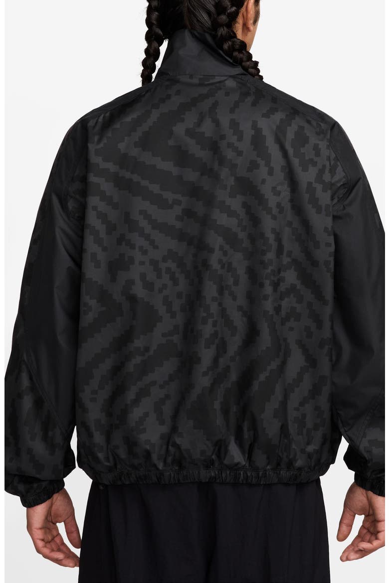 Air Half Zip Jacket, Alternate, color, ANTHRACITE/ BLACK