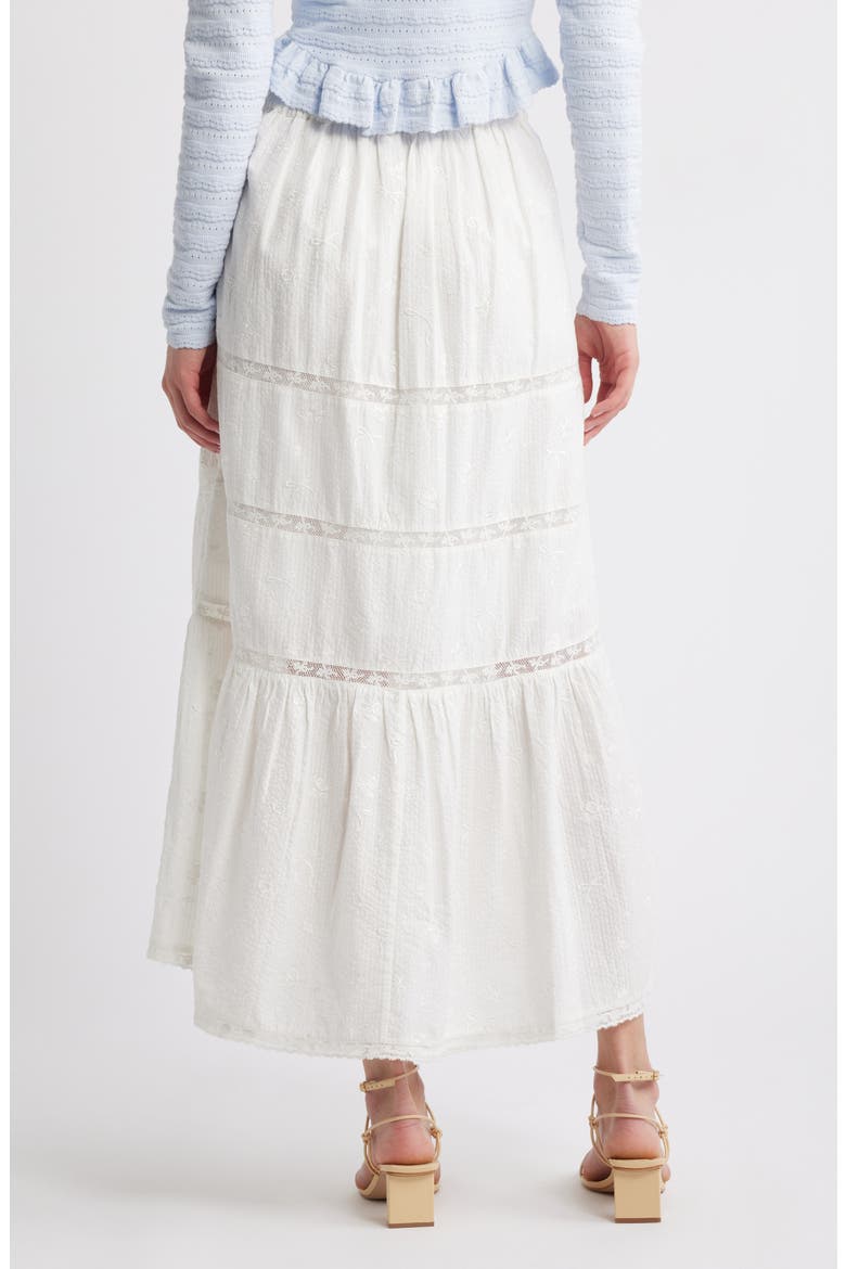 Ritson Cotton Skirt, Alternate, color, WHITE