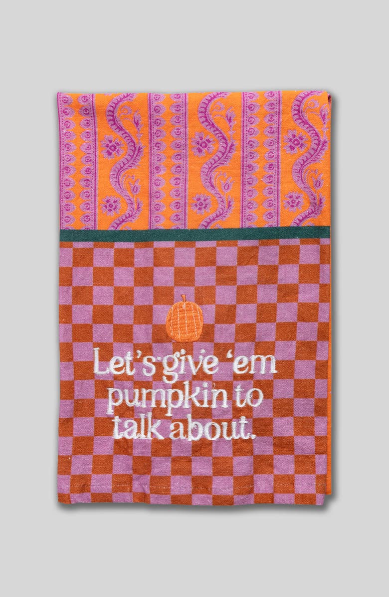 Furbish Fall Dish Towel, Main, color,