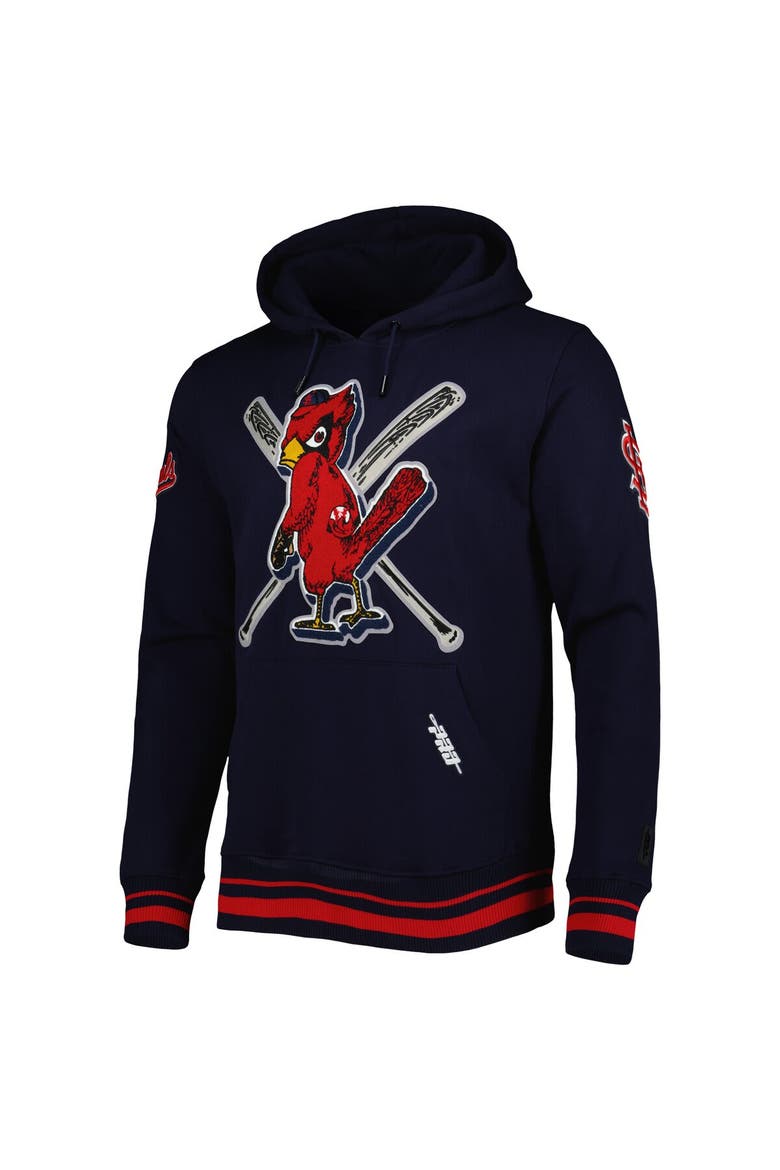 Men's Pro Standard Navy St. Louis Cardinals Mash Up Logo Pullover Hoodie, Alternate, color, Navy