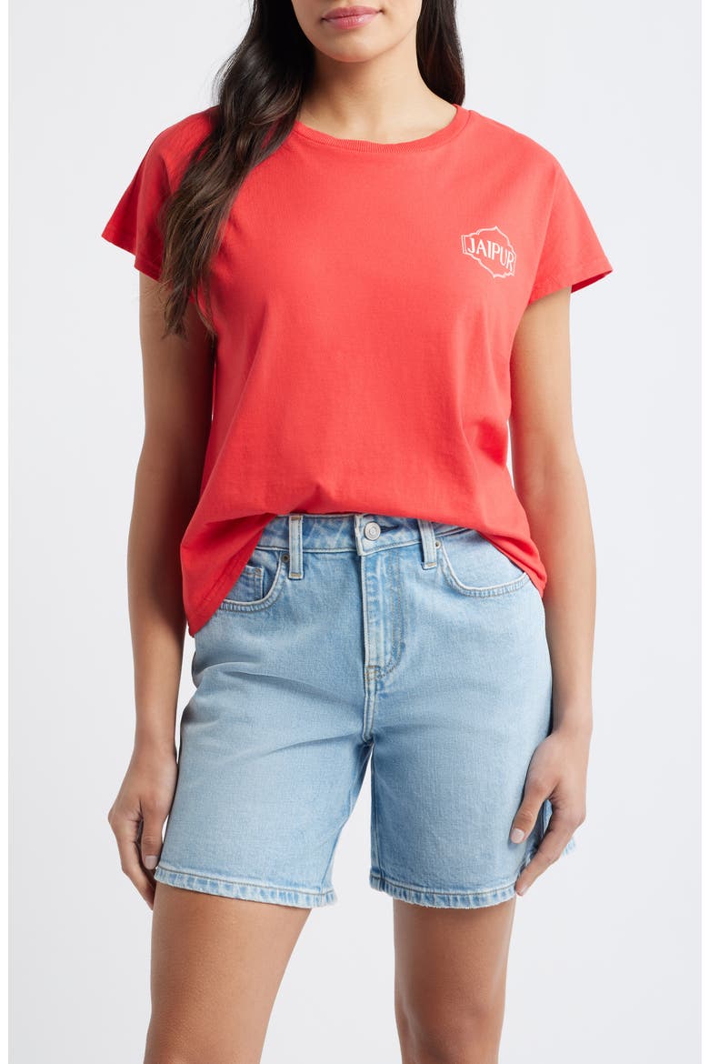 Graphic T-Shirt, Main, color, RED