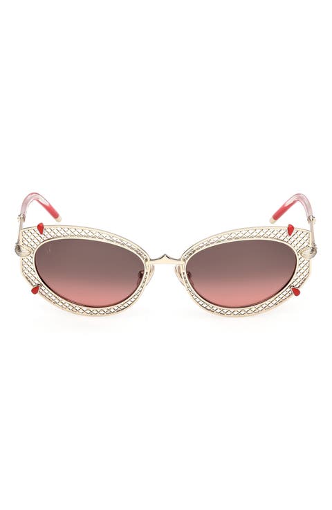 54mm Oval Sunglasses