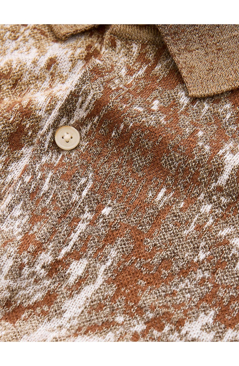 John Varvatos Demonte Short Sleeve Cardigan, Alternate, color, Fossil Grey