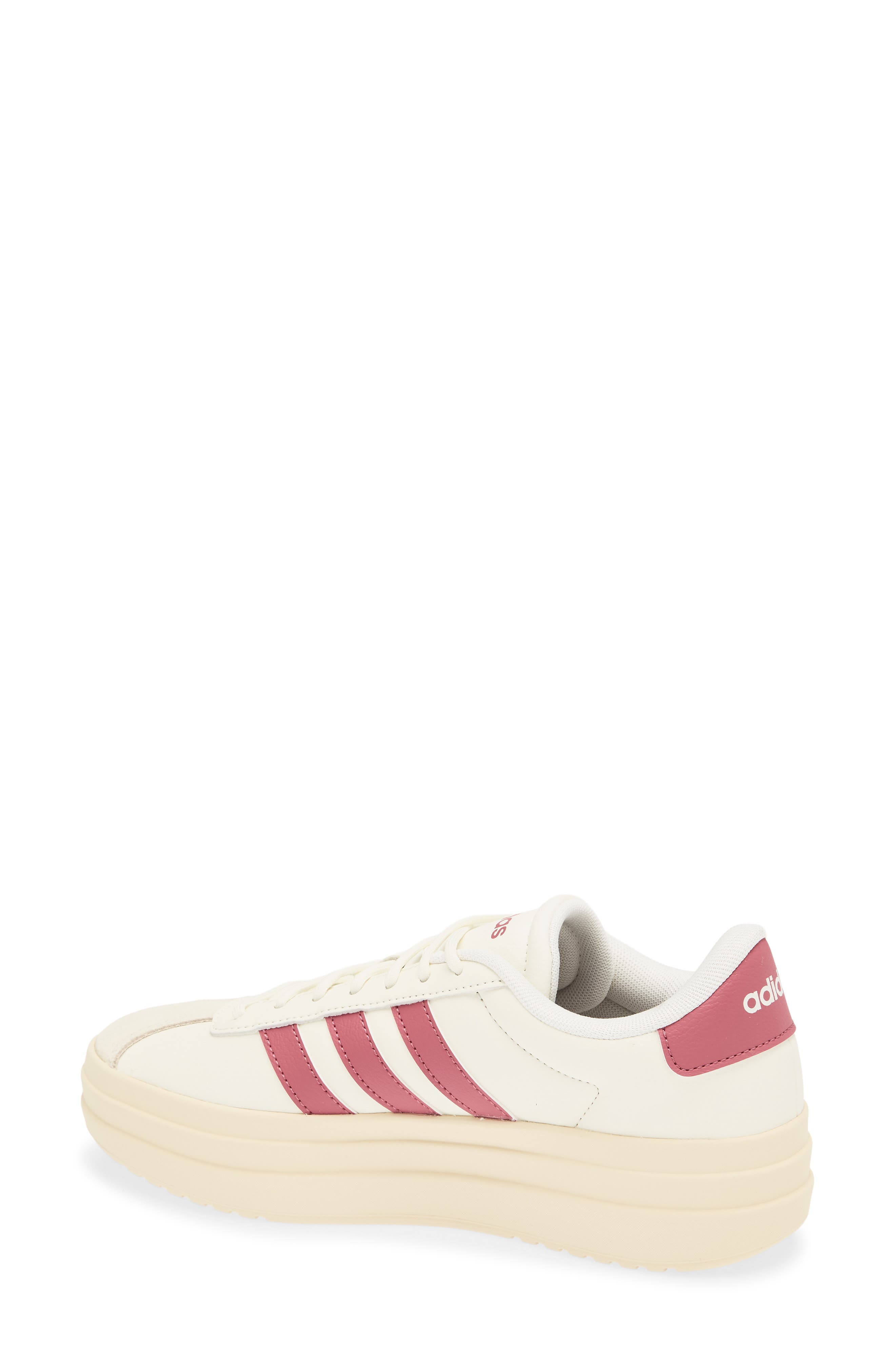 VL Court Bold Sneaker, Alternate, color, OFF WHITE/ MAGENTA/ GOLD