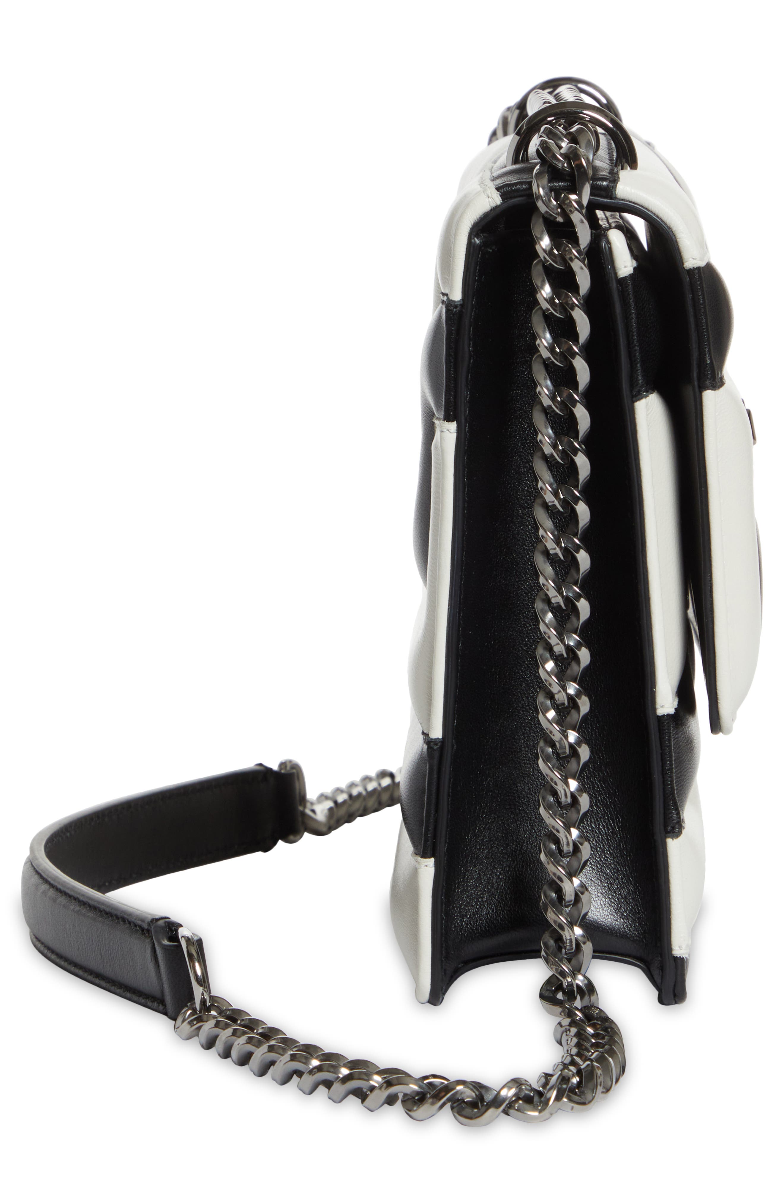 Jimmy Choo Avenue Quad Quilted Leather Shoulder Bag, Alternate, color, 