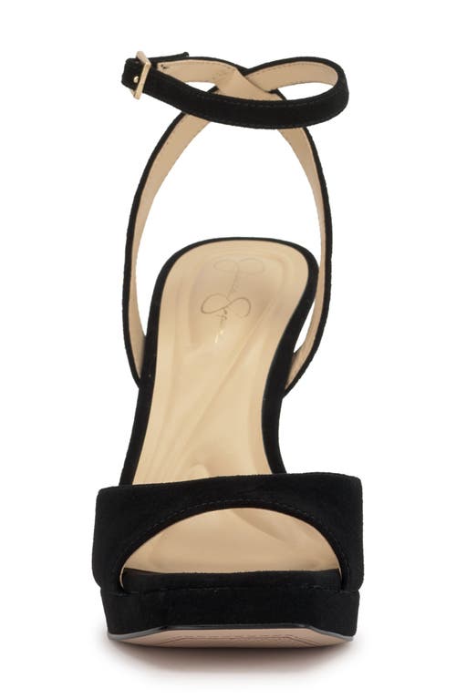 Jessica Simpson Jixte Ankle Strap Platform Sandal In Black