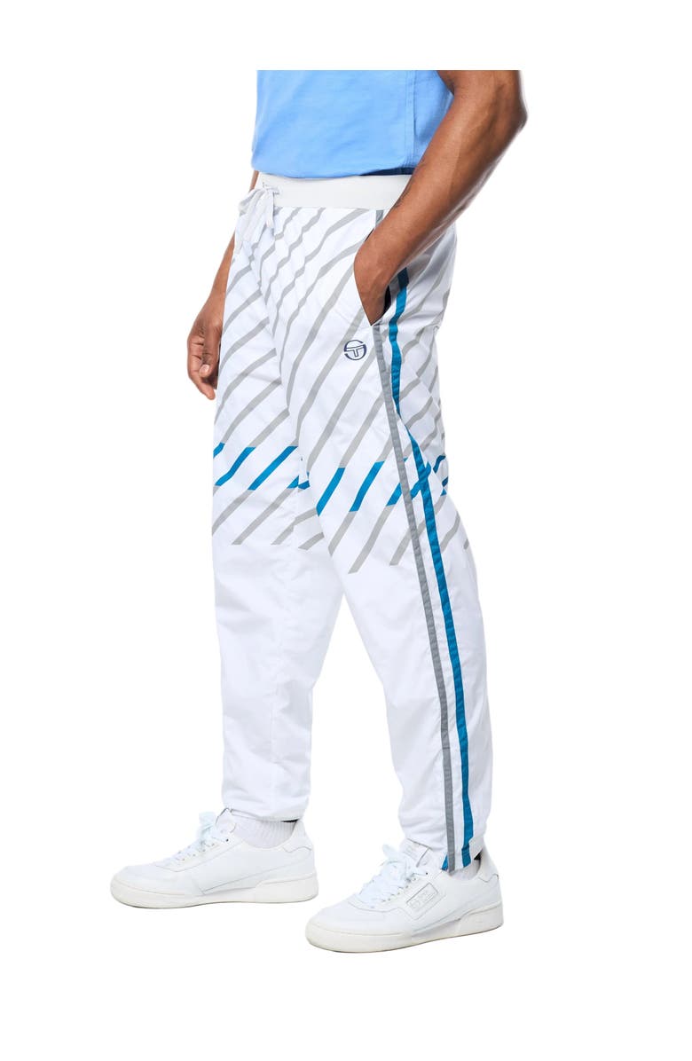 Sergio Tacchini Quadretto Track Pant, Main, color, Brilliant White