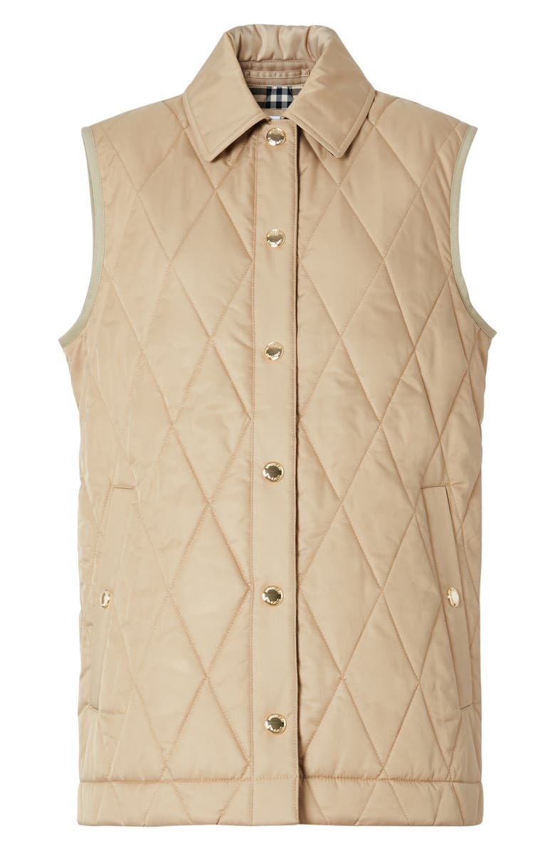 Burberry Quilted Vest, Alternate, color, 