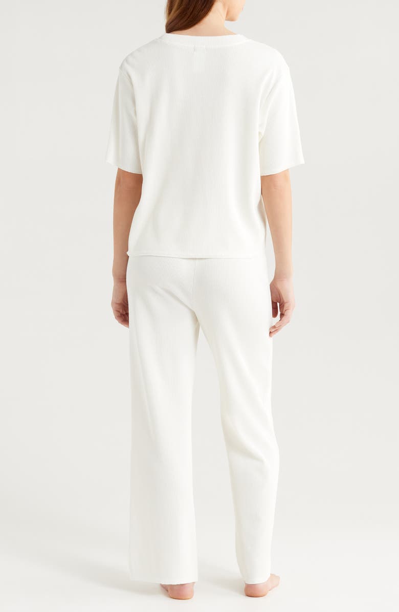 Polo Ralph Lauren Thermal Knit Pajamas, Alternate, color, Ecru