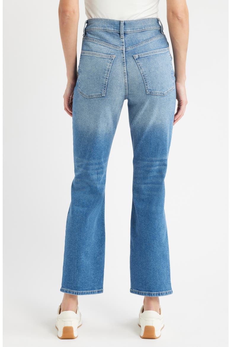 ASE Ripped High Waist Straight Leg Jeans, Alternate, color, DUST IT OFF