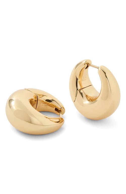 Jennifer Fisher Dylan Mini Dome Huggie Hoop Earrings In Gold