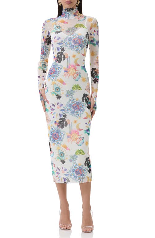 AFRM AFRM SHAILENE LONG SLEEVE BODY-CON MIDI DRESS