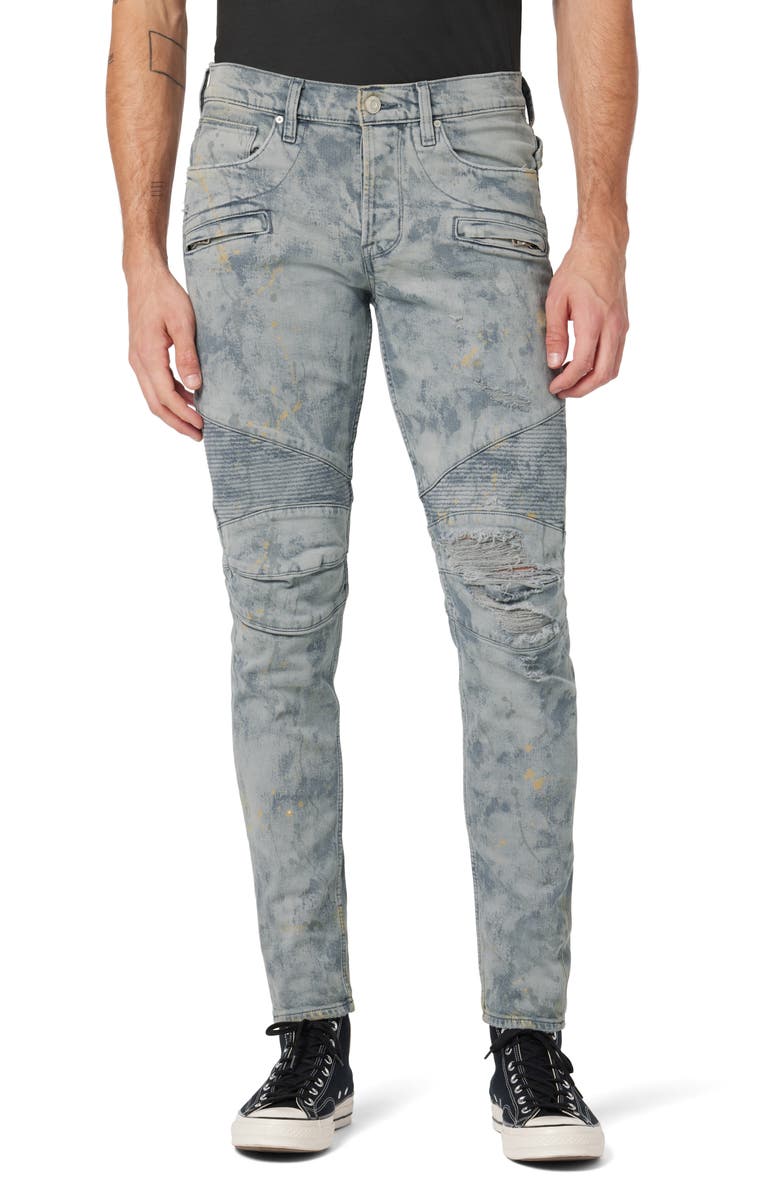 Hudson Jeans Blinder Biker V2 Ripped Moto Skinny Jeans, Main, color,