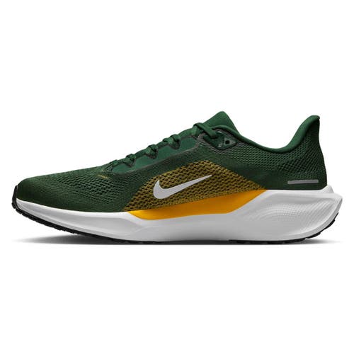 Nike Unisex Green Green Bay Packers Air Zoom Pegasus 41 Sneakers In Green
