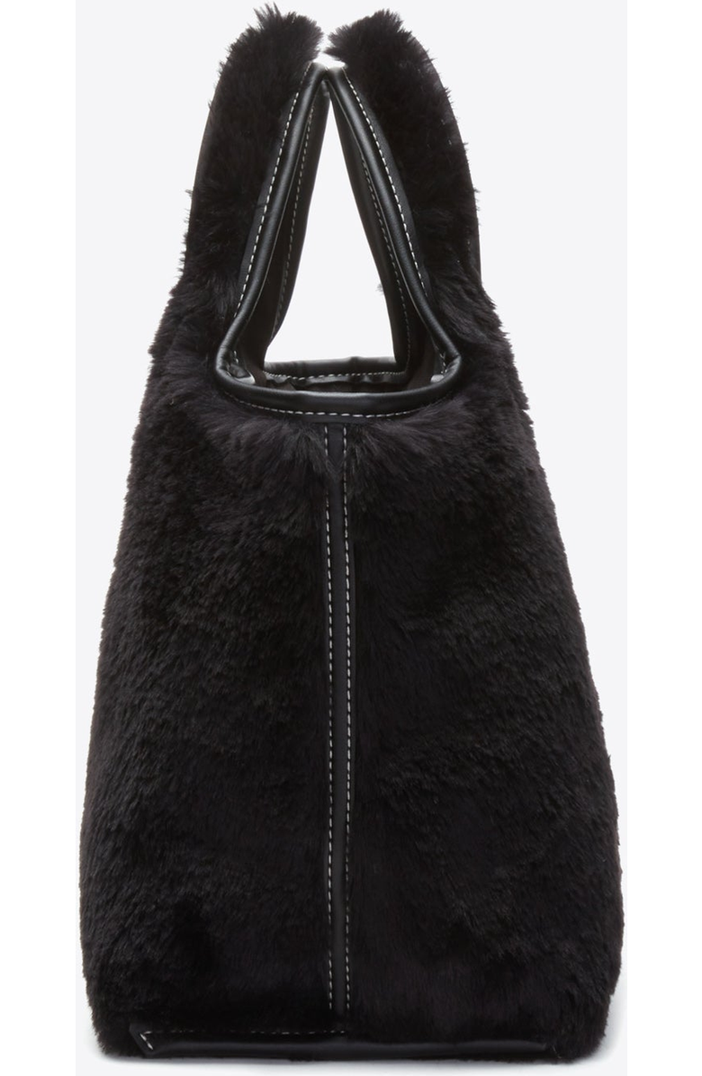 3.1 Phillip Lim Faux Fur Market Tote, Alternate, color, Black