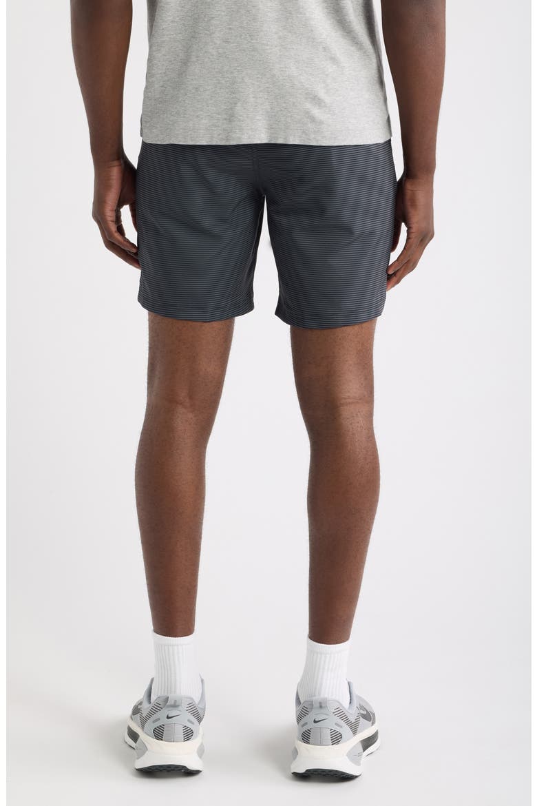 No Sweat Shorts, Alternate, color, BLACK STRI