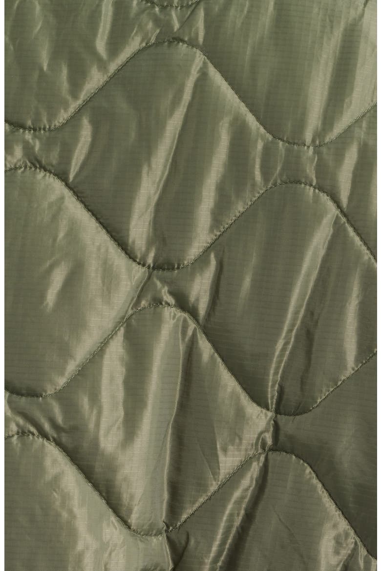 L-2B Relaxed Water Resistant Quilted Bomber Jacket, Alternate, color, OG-107 GREEN