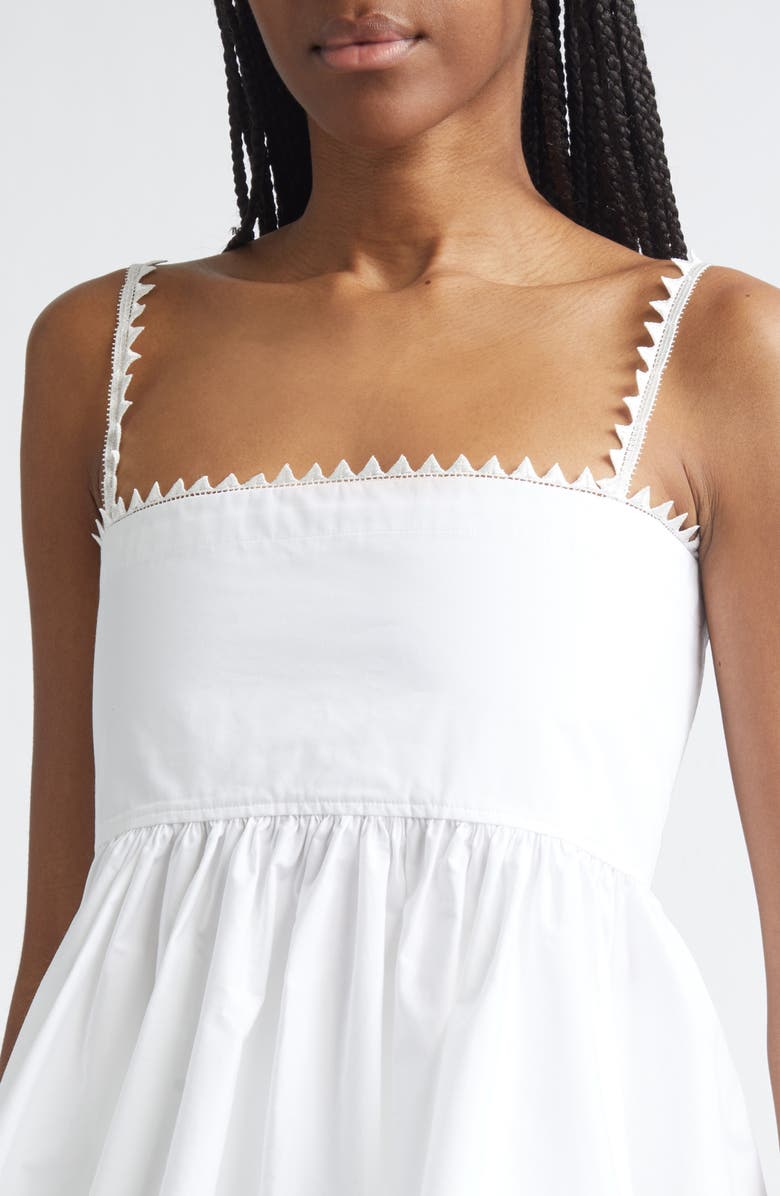 Jacquemus The Traversin Cotton Poplin Camisole Top, Alternate, color, White
