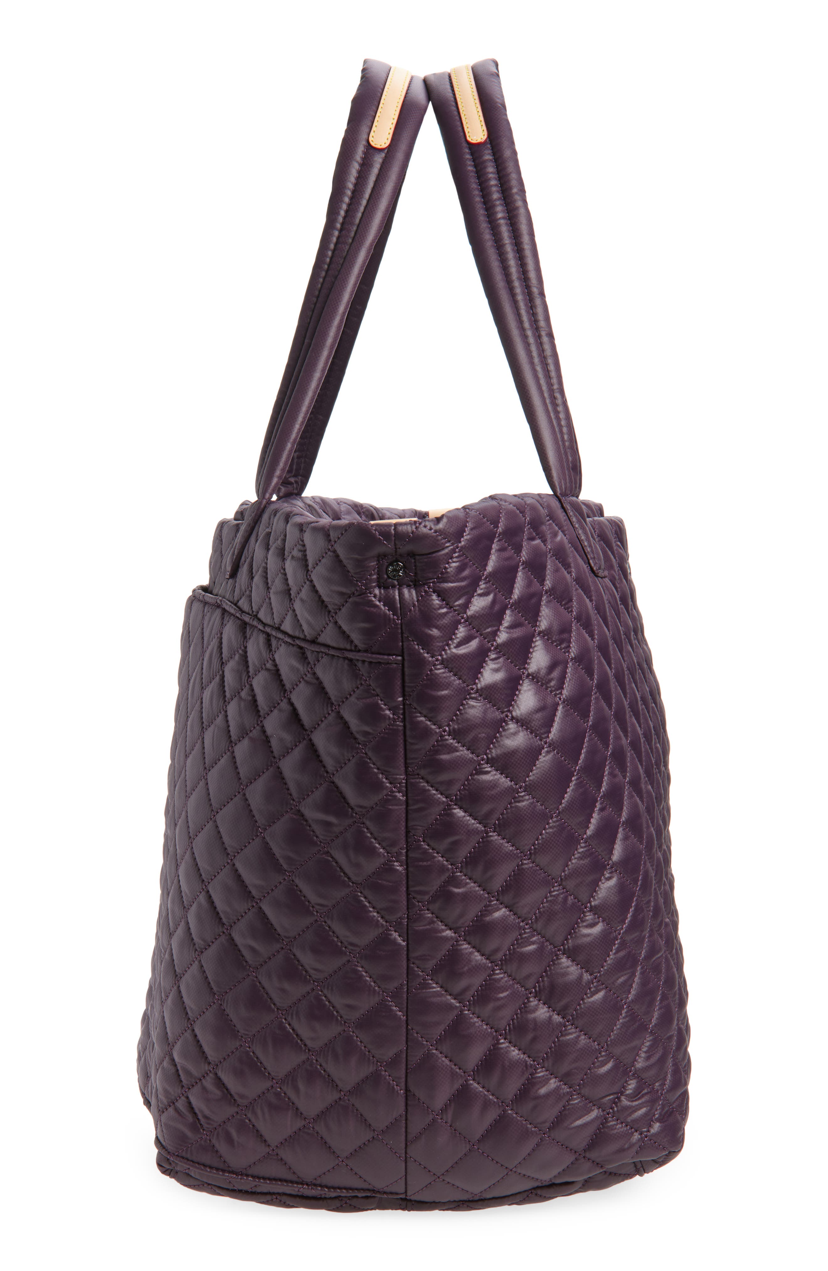 MZ Wallace Large Metro Deluxe Quilted Tote, Alternate, color, Raisin