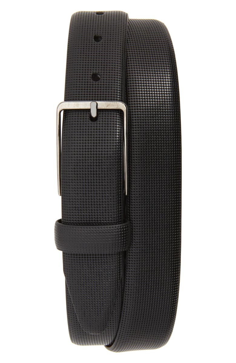 Johnston & Murphy Mini Embossed Leather Belt, Main, color,