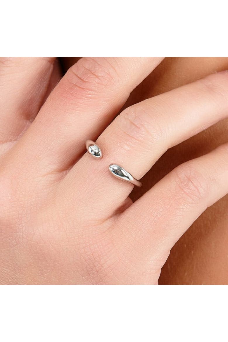 Double Drop Ring, Alternate, color, Gold Vermeil