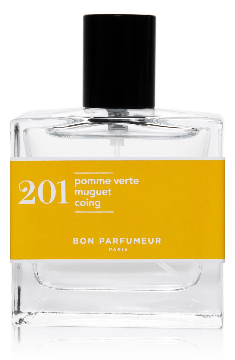 Bon Parfumeur 201 Green Apple, Lily of the Valley & Quince Eau de Parfum, Alternate, color,