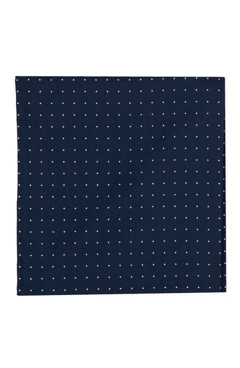 Men's Dot Cotton Pocket Square