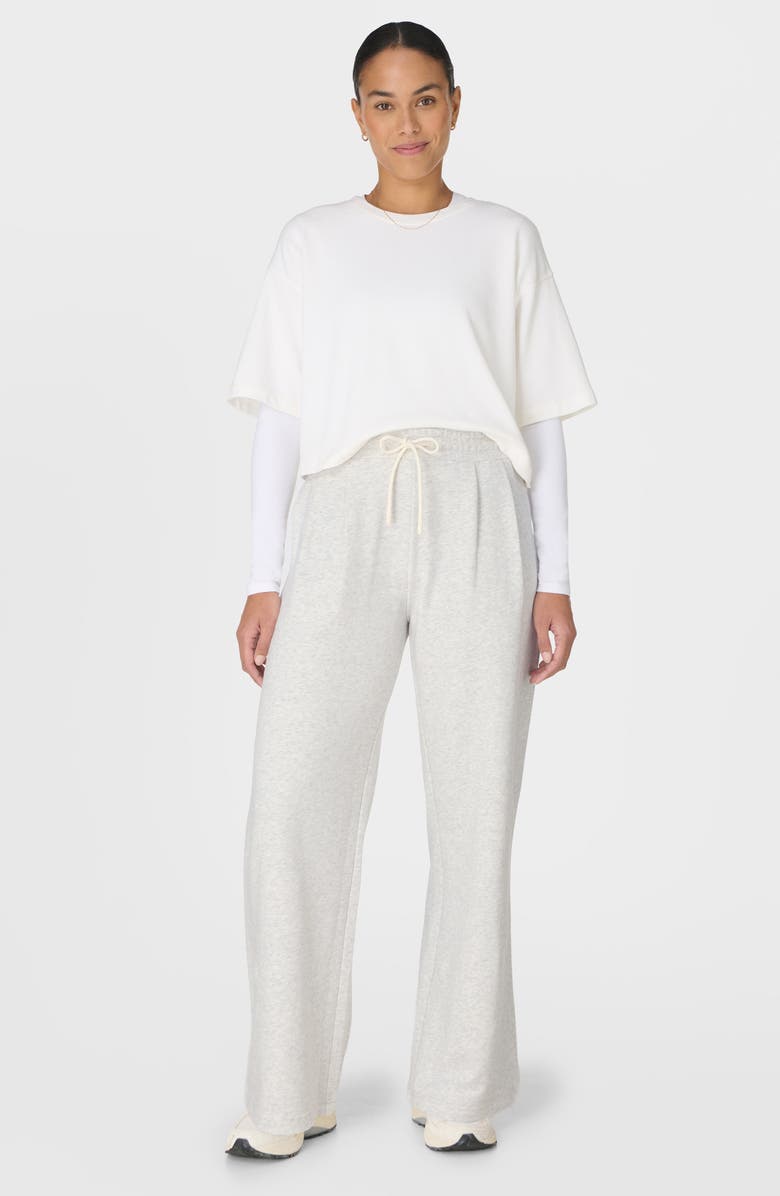 Sweaty Betty Revive Track Pants, Alternate, color, Ice Grey Marl