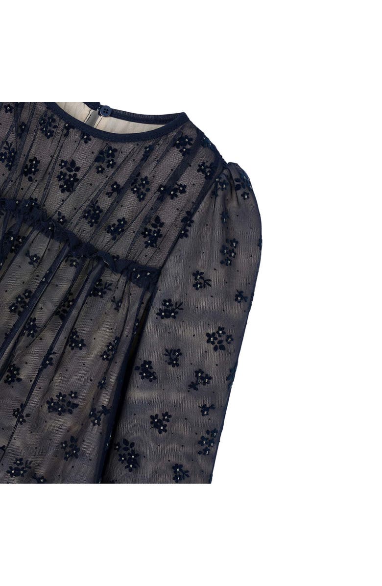 Mayoral Tulle Dress, Alternate, color, Navy