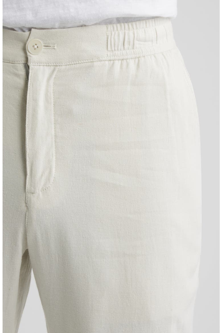 Aerolinen Linen Blend Pants, Alternate, color, IVORY
