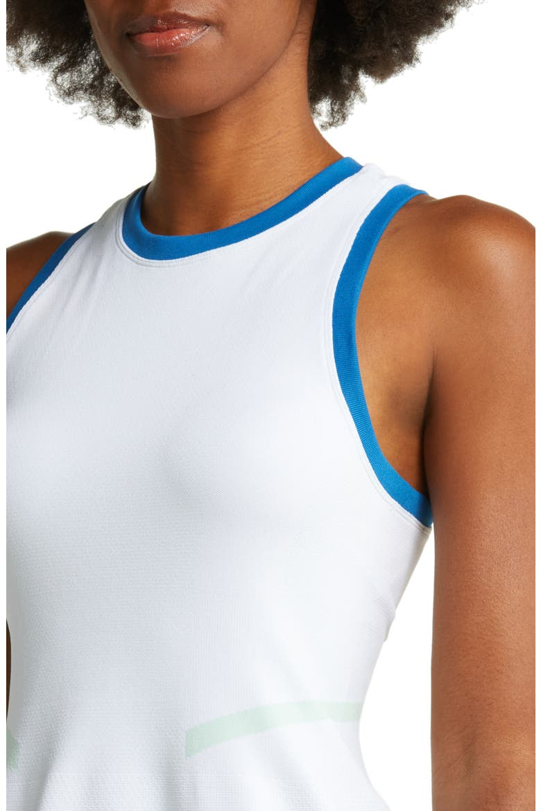 Interval Seamless Workout Minidress, Alternate, color, WHITE