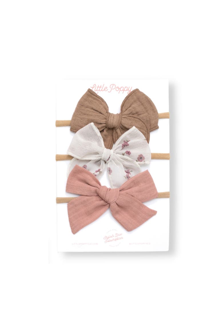 The Headband Bow Set, Main, color, The Monet
