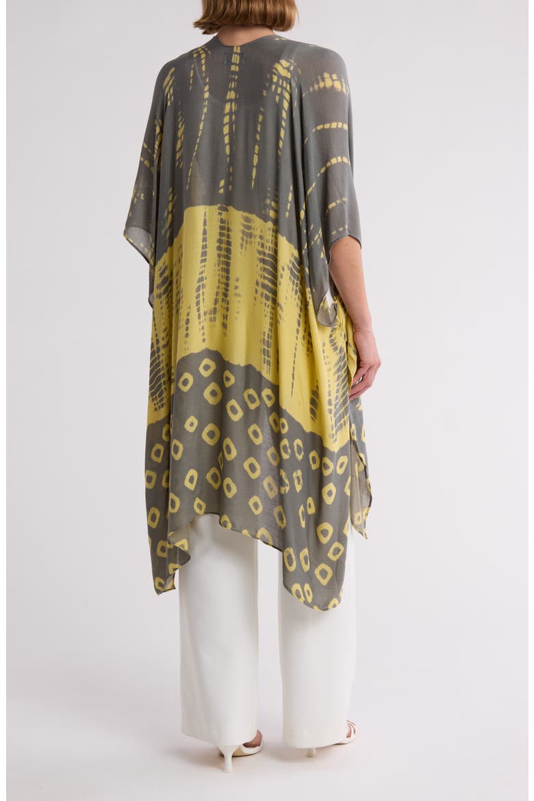 Print Ruana, Alternate, color, YELLOW