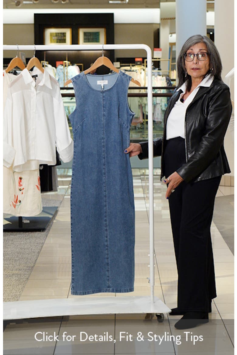 Jasmine Denim Midi Tank Dress video